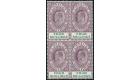 SG53. 1903 4/- Dull purple and green. Choice superb fresh mint b