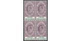 SG53. 1903 4/- Dull purple and green. Choice superb fresh mint b