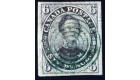 SG2. 1851 6d Slate-violet 'Laid Paper'. Brilliant fine used with
