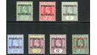 SG1-7. 1911 Set of 7. Very fine mint...