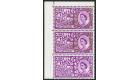 SG636a. 1963 6d Green and mauve. 'Green Omitted'. Brilliant fres