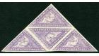 SG20. 1864 6d Bright mauve. Superb fresh mint triangular block o