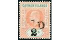 SG18. 1907 1/2d on 5/- Salmon and green. Superb fresh mint...
