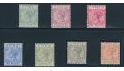 SG31-37. 1892 set of 7. Brilliant fresh mint...