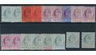 SG54-63. 1904 Set (plus chalky papers). All superb mint...