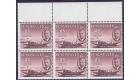 SG166b. 1952 45c Purple-brown 'St. Edwards Crown'. Top sheet mar