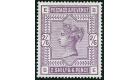 SG179. 1884 2/6 Deep lilac. Choice superb fresh perfectly centre