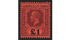 SG24. 1924 £1 Purple and black. Brilliant fresh mint...