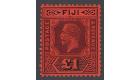 SG137a. 1923 £1 Purple and black (Die II). Choice mint...