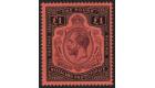 SG98. 1913 £1 Purple and black/red. Superb fresh mint...