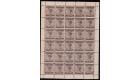 SG16. 1867 4d Black. U/M complete sheet...