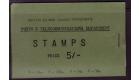 SG SB3-SB4. 1960 5/- and £1 booklets stapled at right...