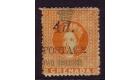 SG42b. 1888 4d on 2/-. Variety 'S' inverted...