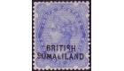 SG18b. 1903 2 1/2d Ultramarine 'SUMALILAND' for 'SOMALILAND'...