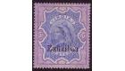 SG21k. 1895 5r Ultramarine and violet 'r' inverted...