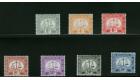 SG D6a-D12. 1938 Postage Due set. All brilliant fresh unmounted