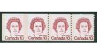 SG711a. 1976 10c Brown-lake. 'Imperforate Pair'. A superb...