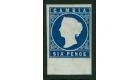 SG7. 1874 6d Deep blue. A superb fresh sheet marginal mint...