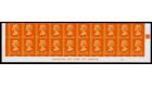 SG311var. 1975 10c Bright orange. 'IMPERFORATE'. A brilliant Pos