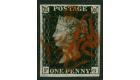 1840. 1d Intense Black. Plate 5. Lettered F-G. Superb fine...