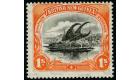 SG15a. 1905 1/- Black and orange (thin paper). U/M mint...