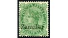 SG8n. 1895 2 1/2a Yellow-green. Diaersis over last 'a'. Superb f