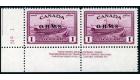 SG O170a. 1949 $1 Purple. Missing stop after 'S'. Brilliant fres