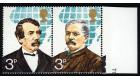 SG923ac. 1973 3d Multicoloured 'Turquoise-blue Omitted'. U/M pai