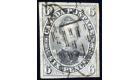 SG9. 1852. 6d Slate-violet. Choice superb used with very fine st