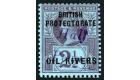 SG24. 1893 1/2d on 2 1/2d Purple/blue 'VIOLET SURCHARGE'. Very f
