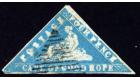 SG14b. 1861 4d Pale bright blue. Superb fine used...