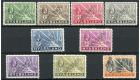 SG114s-121s. 1934 Set of 9. 'SPECIMEN'. Very fine mint...