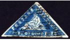 SG14c. 1861 4d Deep bright blue. Superb used with gorgeous colou