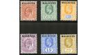 SG1-6. 1906 Set of 6. Brilliant fresh mint...