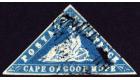 SG14c. 1861 4d Deep bright blue. Exceptional used example with b