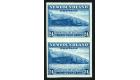 SG228a. 1932 24c Bright blue 'Imperforate Pair' Brilliant U/M mi