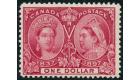 SG136. 1897 $1 Lake. Brilliant fresh U/M mint...