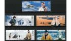 SG2360, 2362-65 Varieties. 2003 Explorers. Set of proof's with Q