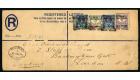 SG11. 1894 1/2d on 2 1/2d Purple/blue on cover to London...