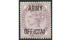 SG O43a. 1896 1d Lilac. 'OFFICIAI' for 'OFFICIAL'. Superb fresh 