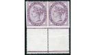 SG173d. 1881 1d Lilac. 'Imperforate three sides'. Superb fresh l