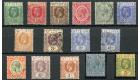 SG91-105. 1921 Set of 15. Very fine used...