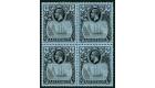 SG20. 1924 3/- Grey-black and black/blue. Brilliant fresh mint b