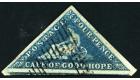 SG2. 1853 4d Deep blue. Brilliant fine used with massive margins