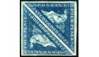 SG19a. 1864 4d Blue. Superb fresh mint pair...