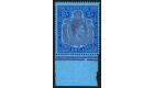 SG116ce. 1942 2/- Purple and blue/deep blue 'Broken lower right 