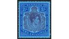 SG116cf. 1942 2/- Purple and blue/deep blue 'Gash in chin'. Supe