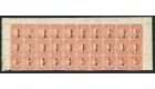 SG15. 1881. 1/2 on 1d Dull red. Remarkable mint block of 30...