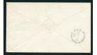 SG8. 1863 Immaculate neat envelope from New Plymouth to Napier..