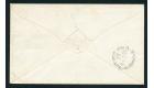 SG8. 1863 Immaculate neat envelope from New Plymouth to Napier..